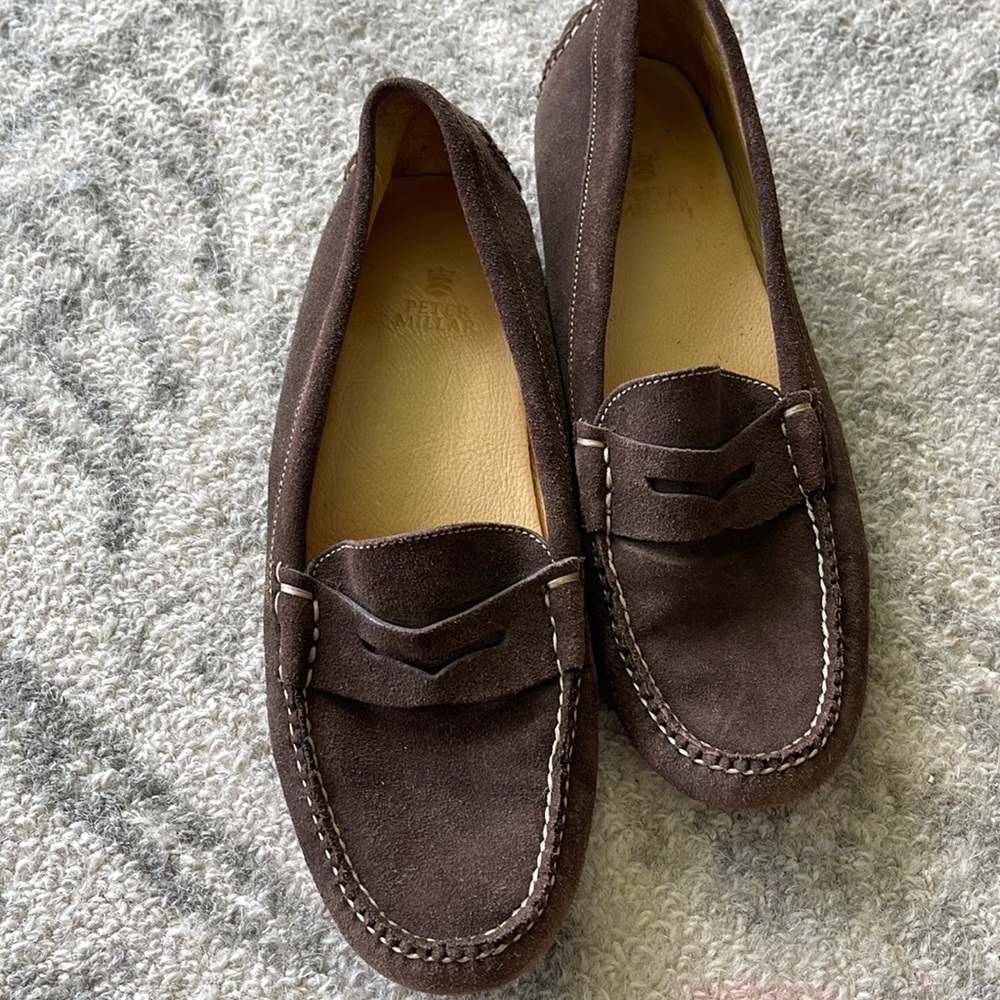 Peter Millar Suede Driving Moccasin